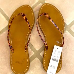 J Crew Sandals - Animal Print